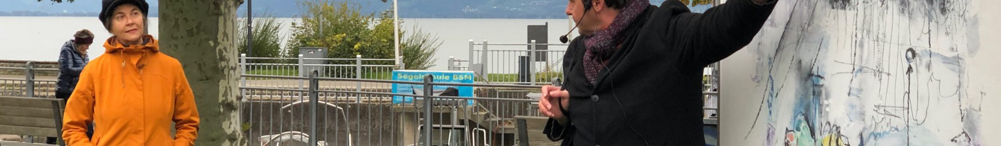 Kunstpark Langenargen 2021, Kuratorenführung Ausstellung