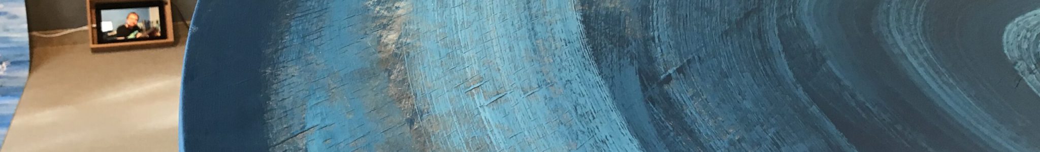 Tischplatte KompassbrunnenModell 2025 Malerei Holz