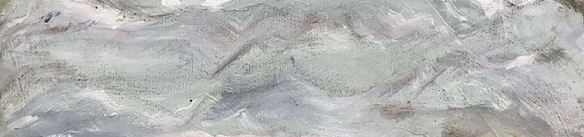 sie war (k)ein braves Mädchen, 2023, 40 x 50 cm, clay on canvas