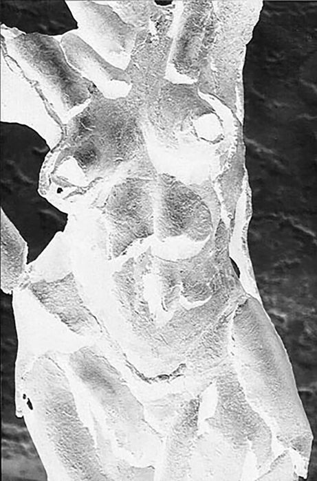 Magdalena, 90x35x22, Oxydkeramik,
1992, Ankauf Kultusministerium Rheinland-Pfalz