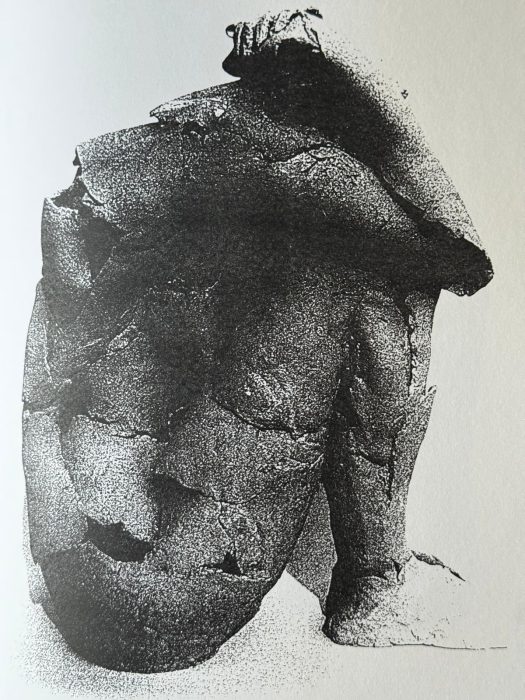 „schwarze berührte“, Keramikton, 1991